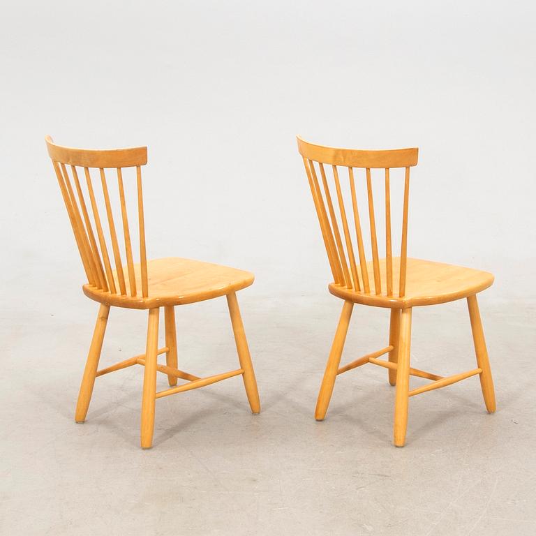 Carl Malmsten, four "Lilla Åland" chairs by Stolab, 21st century.