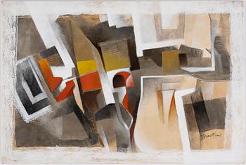 Guenther Leyen, acrylic on canvas, signed and dated 2003 on verso.