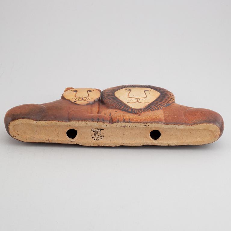 Lisa Larson, figurin, lejon, stengods, Gustavsberg.