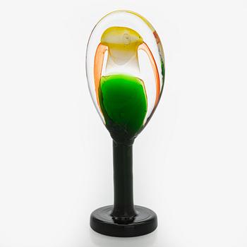 Oiva Toikka, lasiveistos, "Lollipop", signeerattu ja numeroitu O. Toikka IITTALA 2015, 2/50.