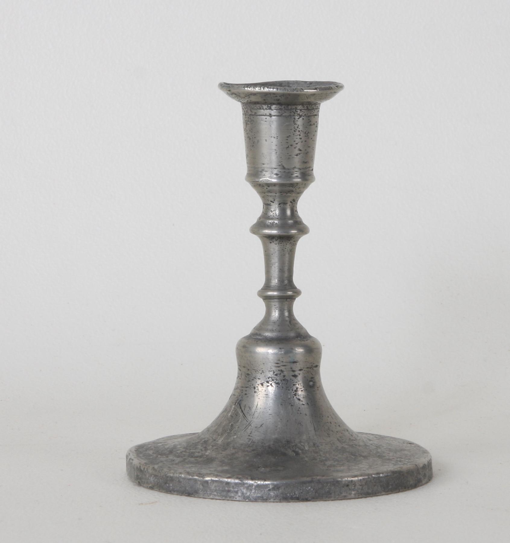LJUSSTAKE, tenn, gustaviansk, otydl stplr Stockholm, omkr 1800.