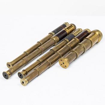 Five telescopes, 19th and 20th century.