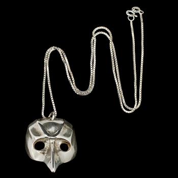 HALSSMYCKE, sterlingsilver, Owe Johansson, Varberg, 2000-tal. Vikt ca20g.