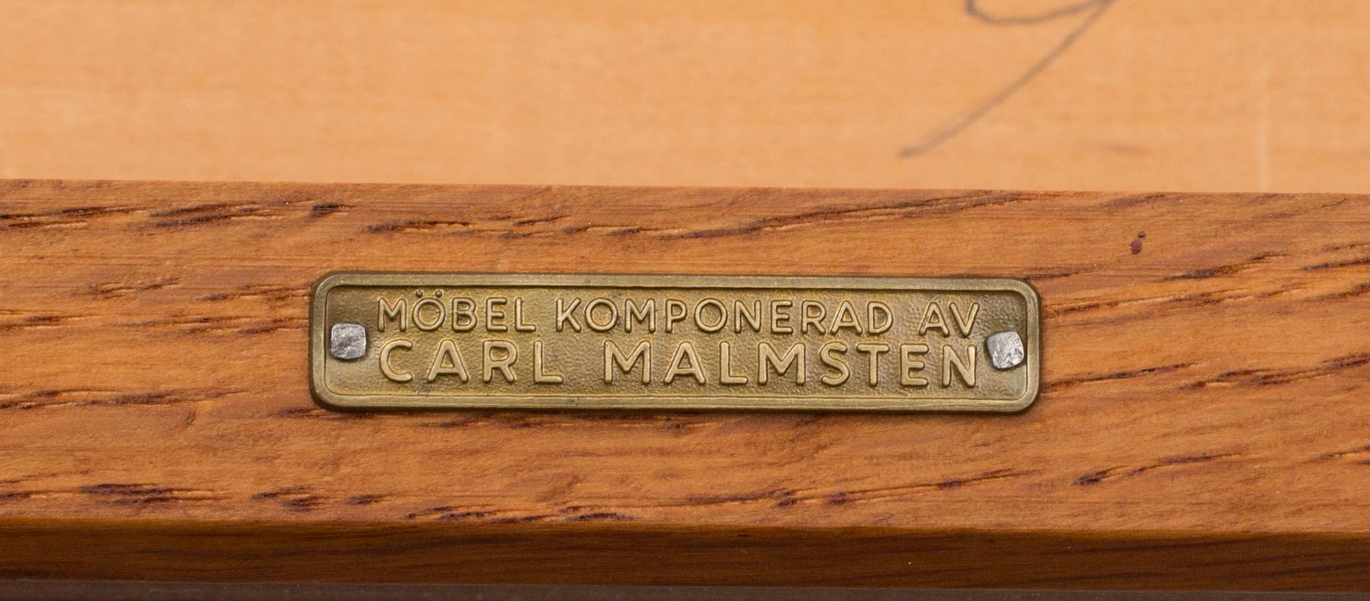 MATBORD SAMT FYRA STOLAR, "Calmare nyckel", Carl Malmsten.