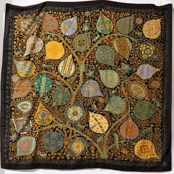 Hermès, Shawl/scarf, “L'Arbre de Vie”.