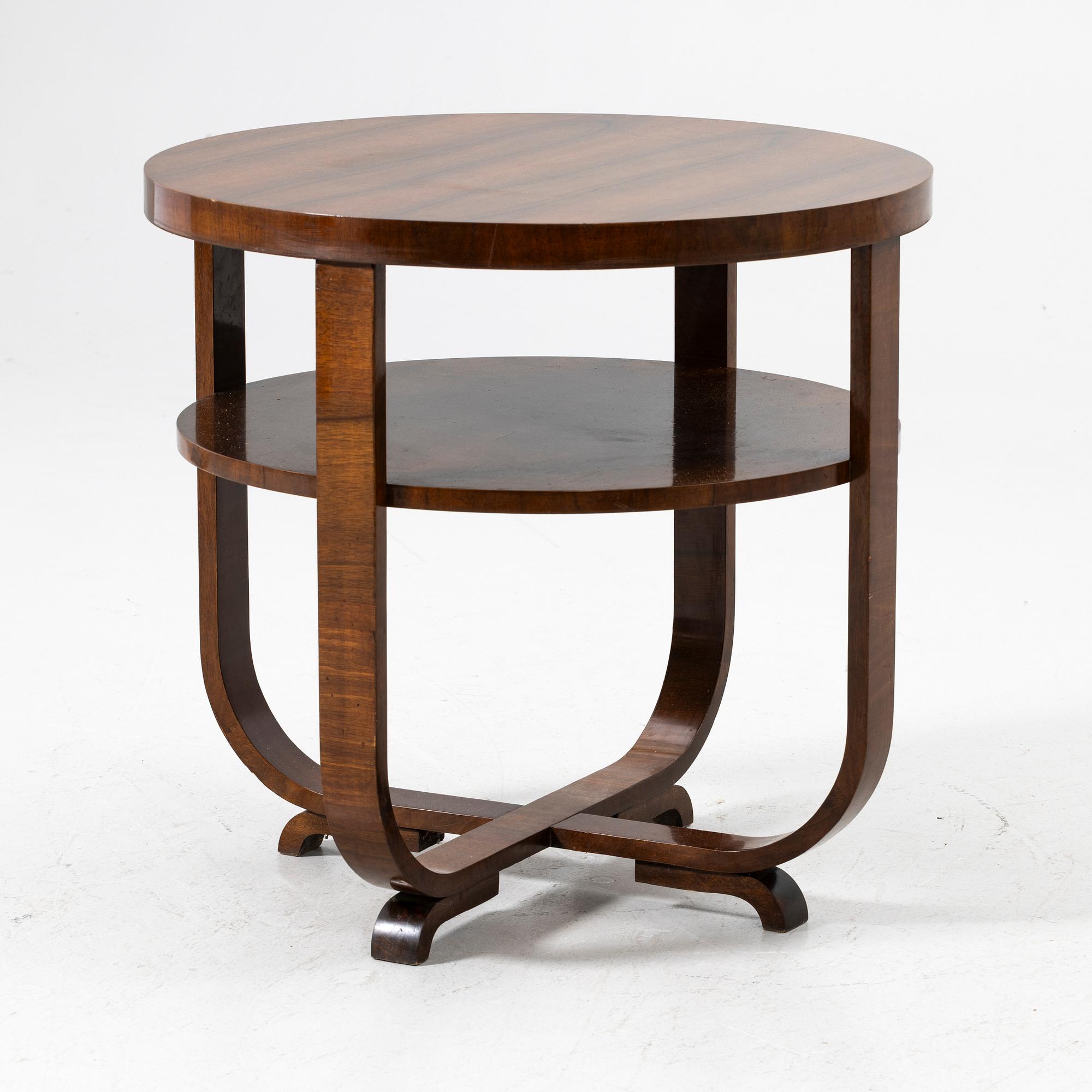 Coffee table/side table, Art Deco style, first half of the 20th century.