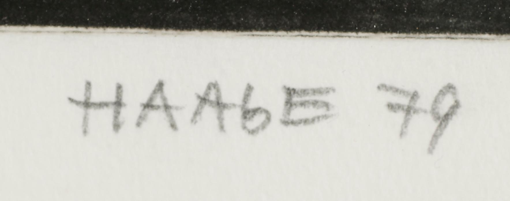 SIXTEN HAAGE, etsning, signerad och daterad 79, numrerad 81/110.