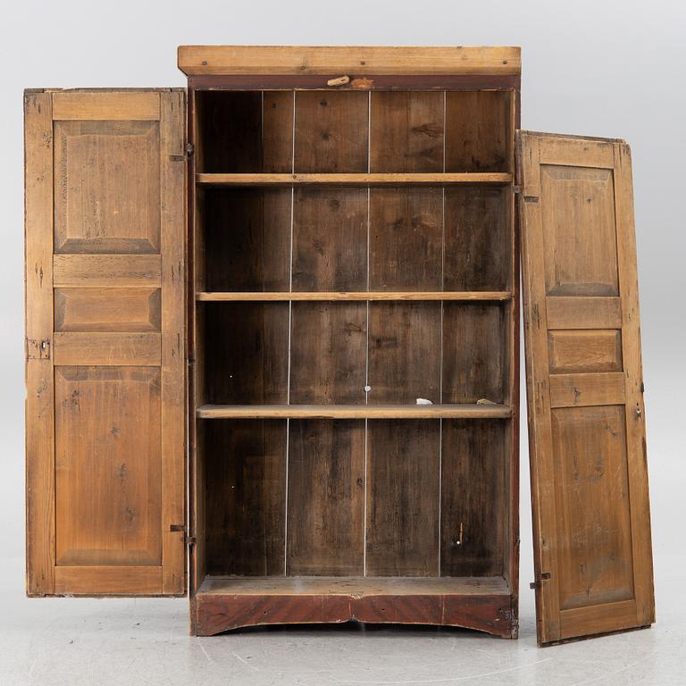 A Swedish wooden cabinet, 19th century.