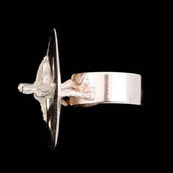 RING, sterlingsilver, Lapponia, Finland. 1969.