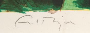 Ernst Billgren, Interiör med räv.