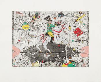 JORGO KRALLIS, färgetsningar, 3 st, signerade och numrerade 1/180 samt 2/180.