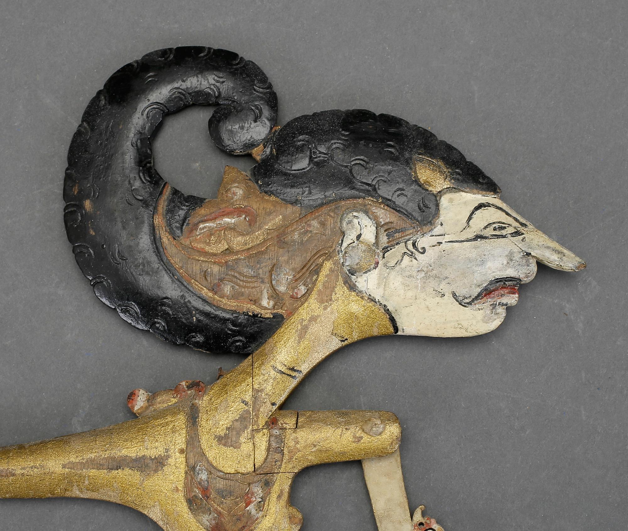 SKUGGSPELSFIGUR, troligen Java, 1900-talets första hälft.