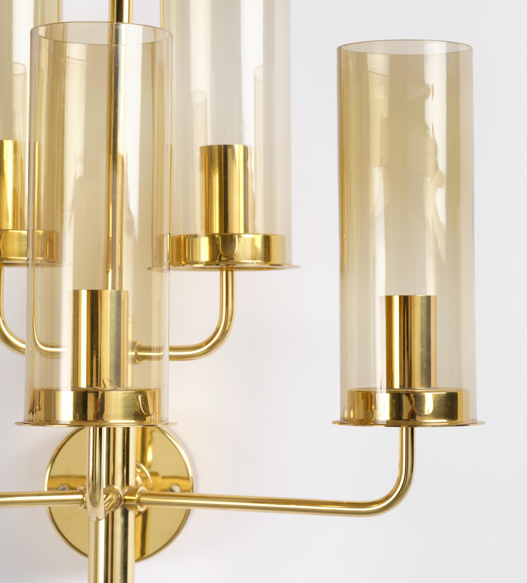 Hans-Agne Jakobsson, a wall sconce, "Sonata", model "V169-5", Hans-Agne Jakobsson AB, Markaryd, 1960s-70s.