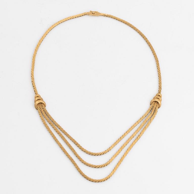 Collier, 18K guld.