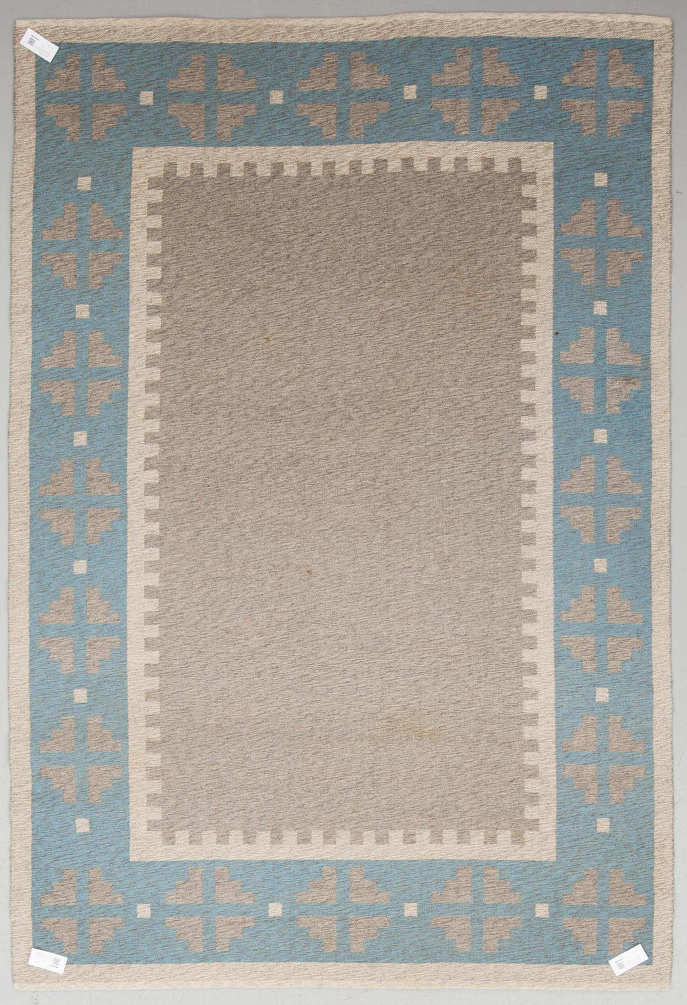 MATTA, rölakan, dubbelsidig. 1900-talets mitt. Ca 280 x 192 cm.