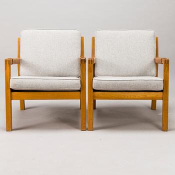 CARL GUSTAF HIORT AF ORNÄS, a pair of mid 20th century, 'Rialto' armchairs for Puunveisto Oy - Wood work Ltd.