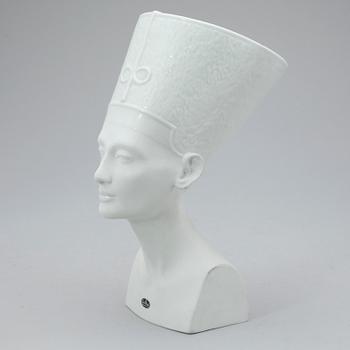 SKULPTUR, porslin, "Nefertiti", Rosenthal.