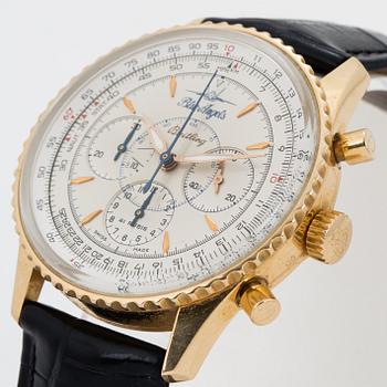 BREITLING, Navitimer Montbrillant, Blue Angels, wristwatch, chronograph, 38 mm.