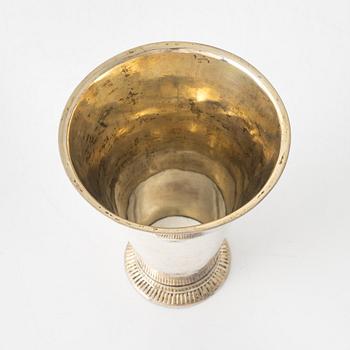 A silver-gilt beaker, mark of Niklas Ramberg, Lund 1824.