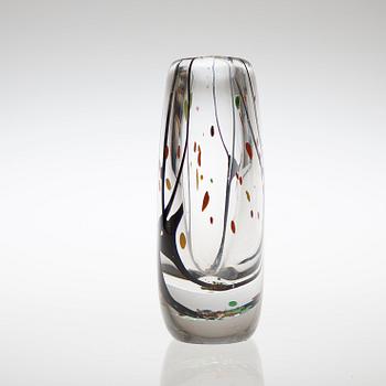 A Vicke Lindstrand glass vase, Kosta 1950's-60's.