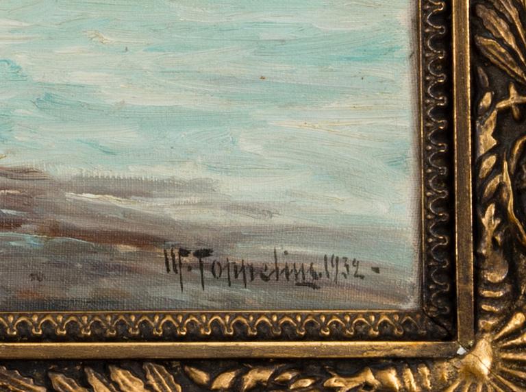 WOLDEMAR TOPPELIUS, SEA LANDSCAPE.