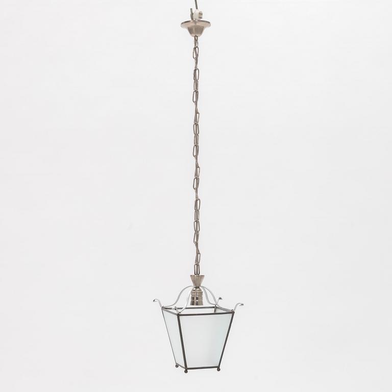 Harald Notini, taklampa, modell "6401", Arvid Böhlmarks Lampfabrik, Swedish Grace 1920-30-tal.