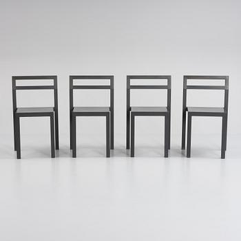 Boris Berlin/Poul Christiansen, stolar,  6 stycken, "Non", Komplot design, Källemo, 2000-tal.
