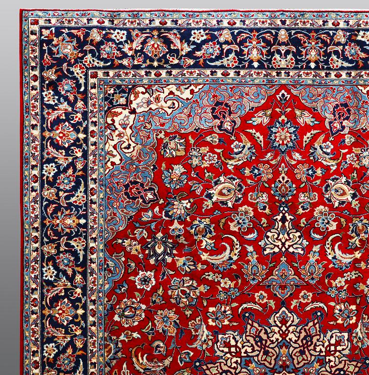 A carpet, Mashad, ca 345 x 242 cm.