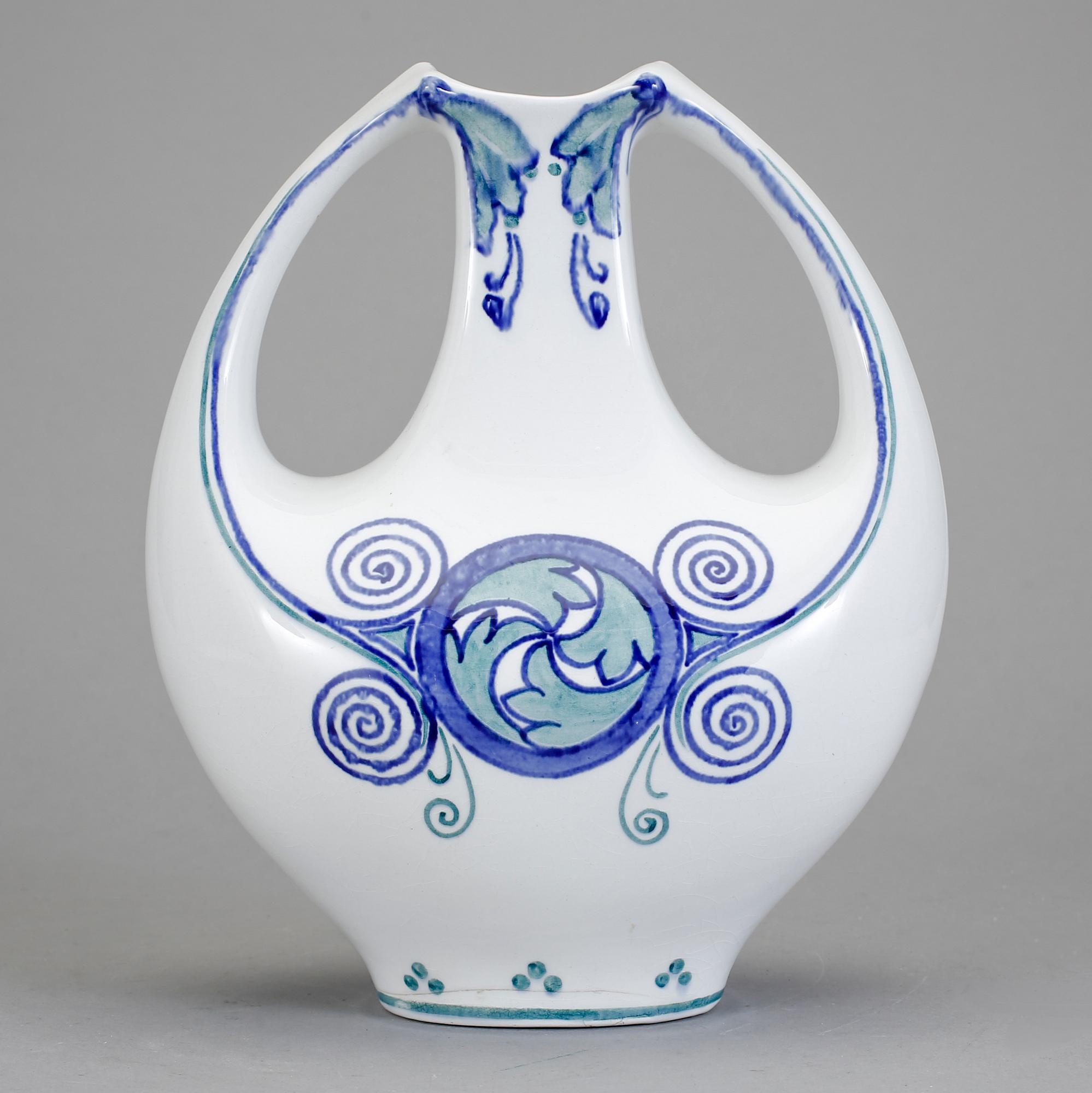 VAS, jugend, flintgods. Alf Wallander, Rörstrand, omkring 1910.
