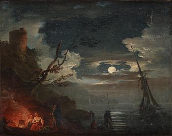 739. Claude Joseph Vernet Circle of, Clair de lune.