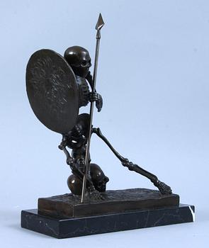 SKULPTUR, brons, sekelskifte 1900/2000-tal.