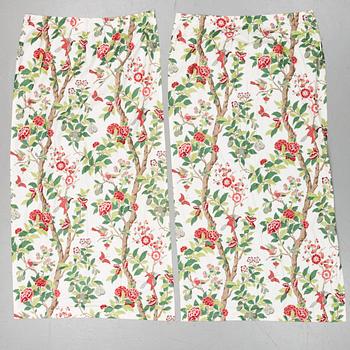 Four JP & J Baker curtains.