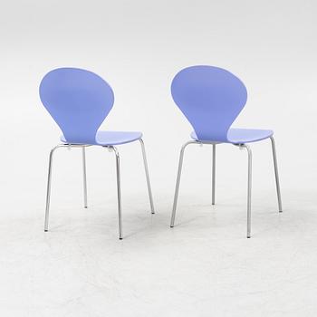 Erik Ole Jørgensen, six stackable 'Rondo' chairs, Danerka, Denmark, 21st Century.