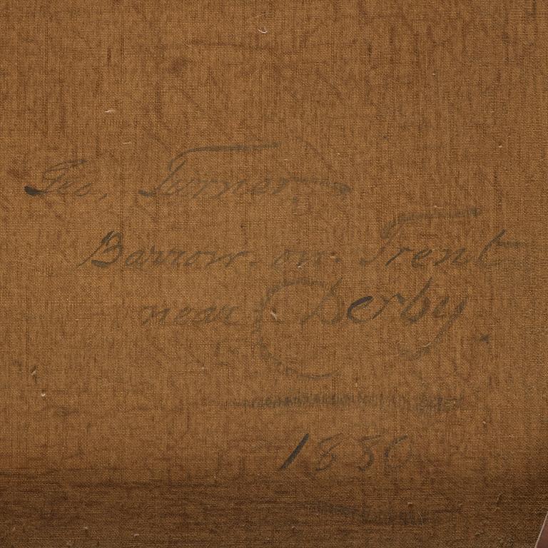 GEORGE TURNER, oil on canvas, signed Geo. Turner and dated 1880.