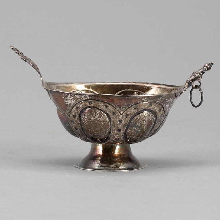 KÅSA, silver, Per Wilhelm Hanngren, Falun, (1796-1815). Vikt 57 gram.