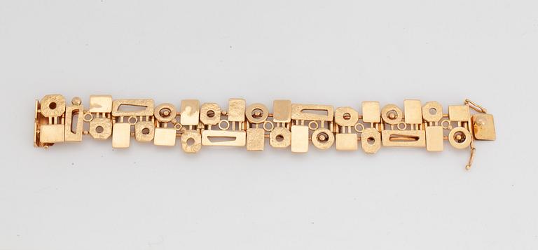 ROBBERT, armlänk, 18k guld, Trosa, 1972.