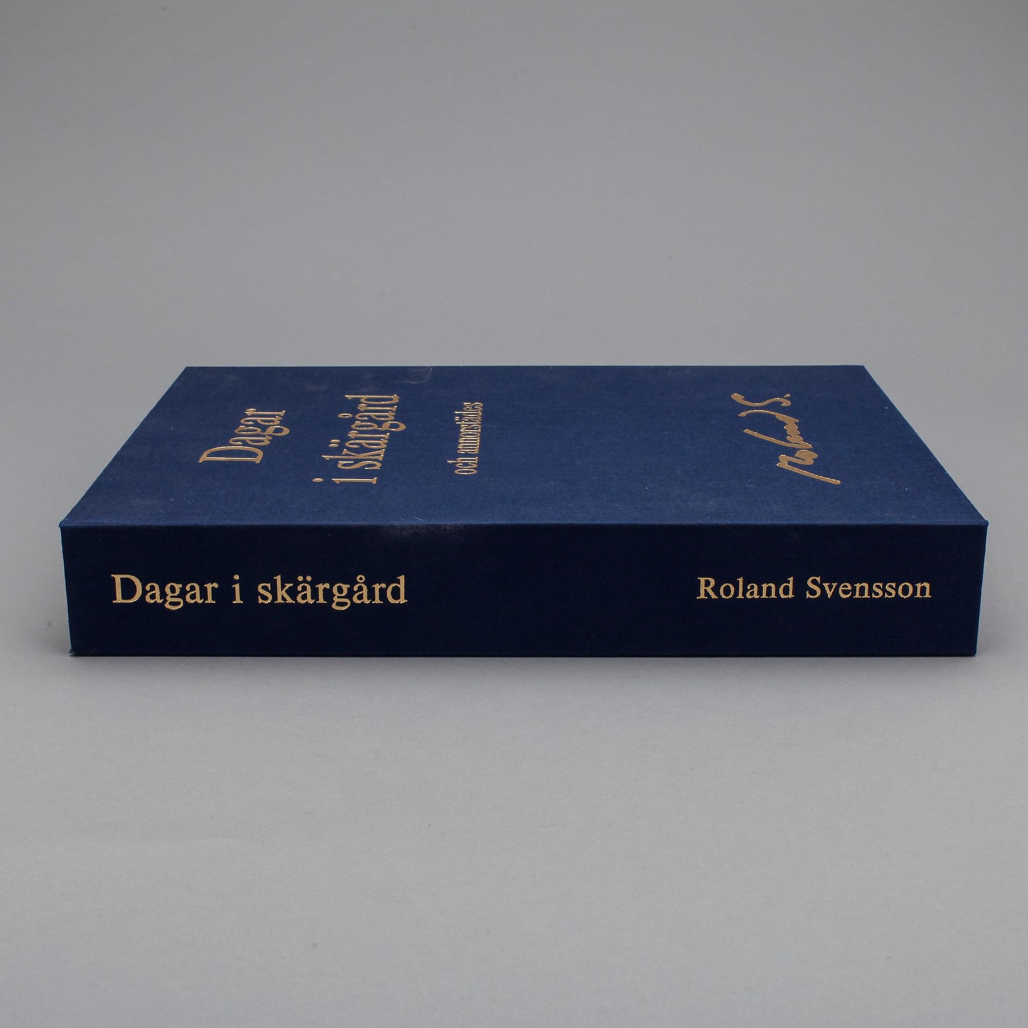 ROLAND SVENSSON. 4 färglitografier i kassett, signerade samt numrerad 15/200.