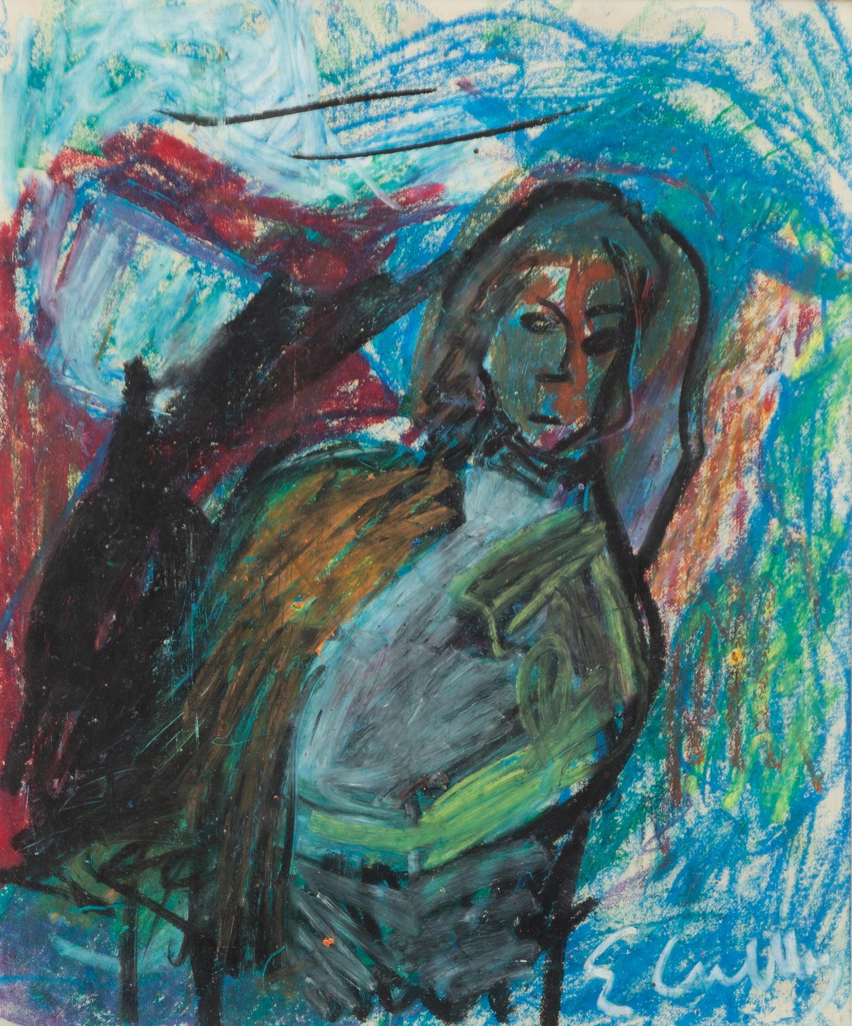 Erland Cullberg, Portrait in half-figure. - Bukowskis