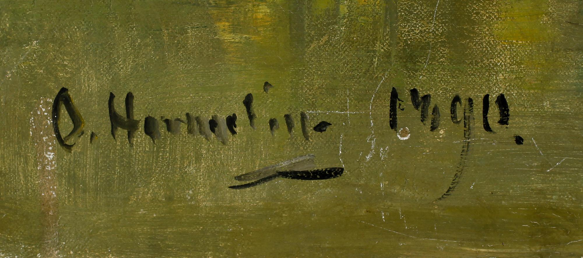 OLOF HERMELIN, olja på duk, sign och dat 1890.