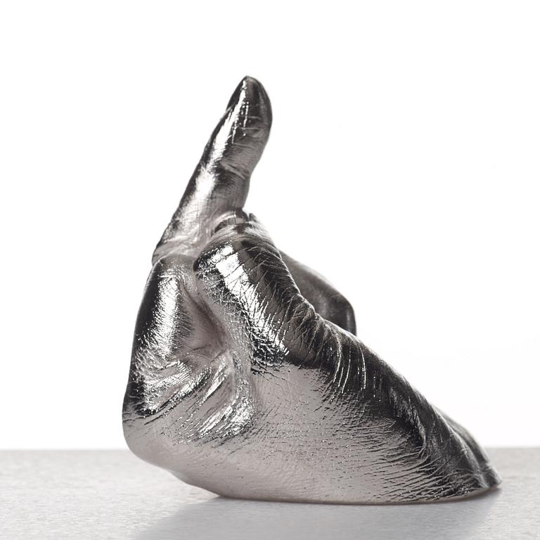 AI WEIWEI, sculpture "Artist's Hand", edition of 1000 from 2017, signed.