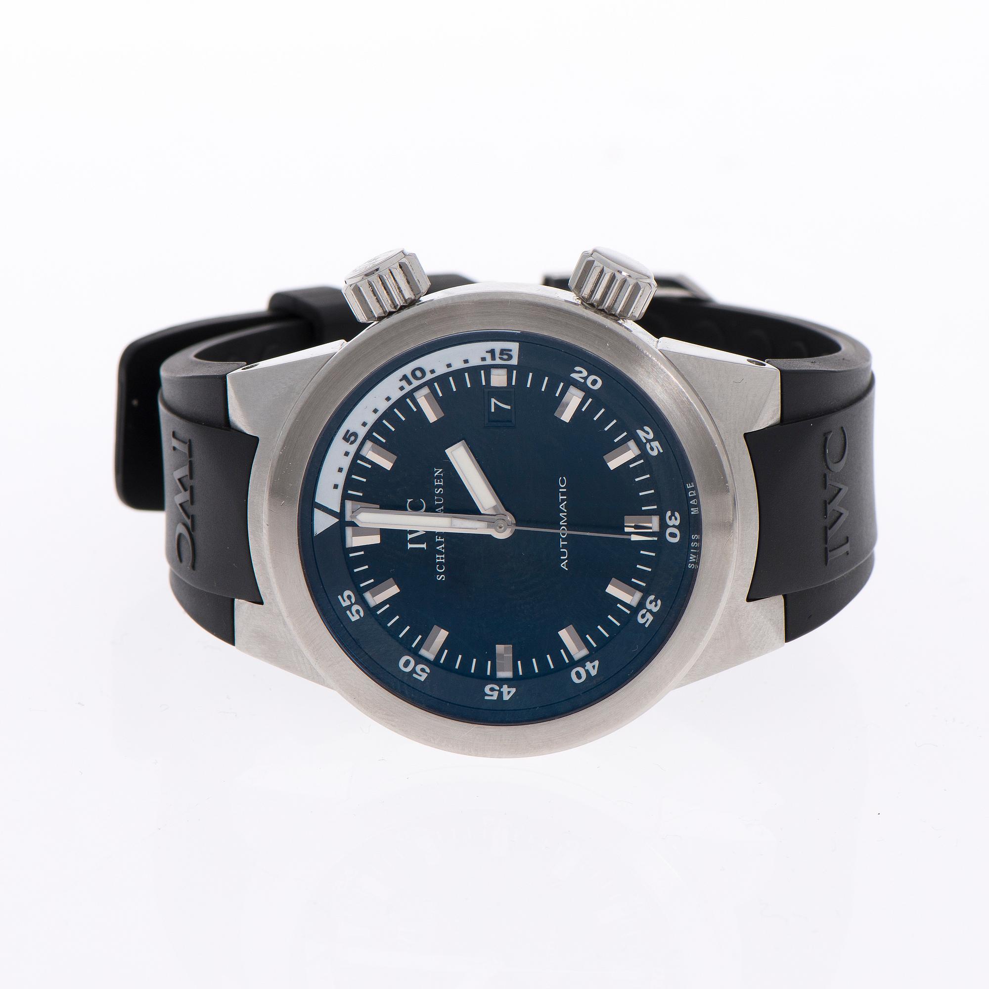 IWC Schaffhausen Aquatimer Automatic armbandsur 42 mm ca 2004 Bukowskis