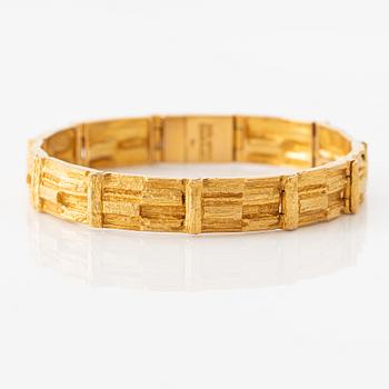 Lapponia bracelet 18K gold, design by Björn Weckström.