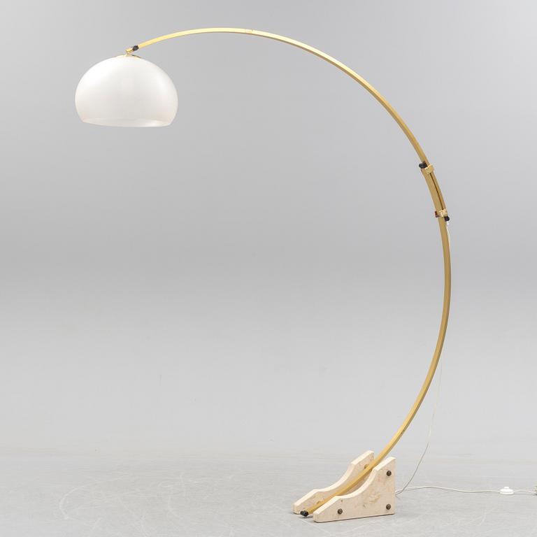 A 1980s brass floor light from Garali.