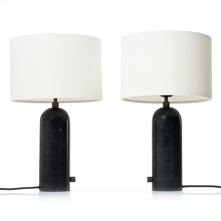 Table lamps, a pair, "Gravity", Gubi.