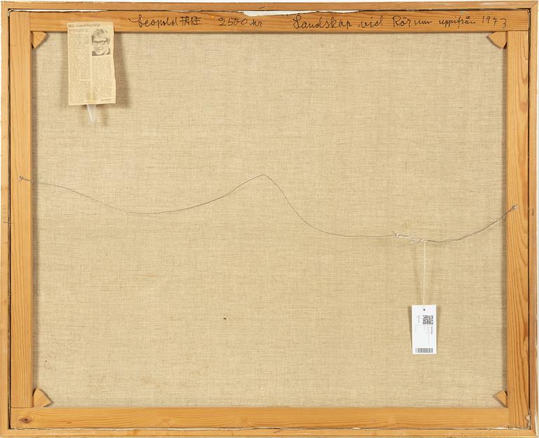 Leopold Fare, "Landskap vid Rörum uppifrån".