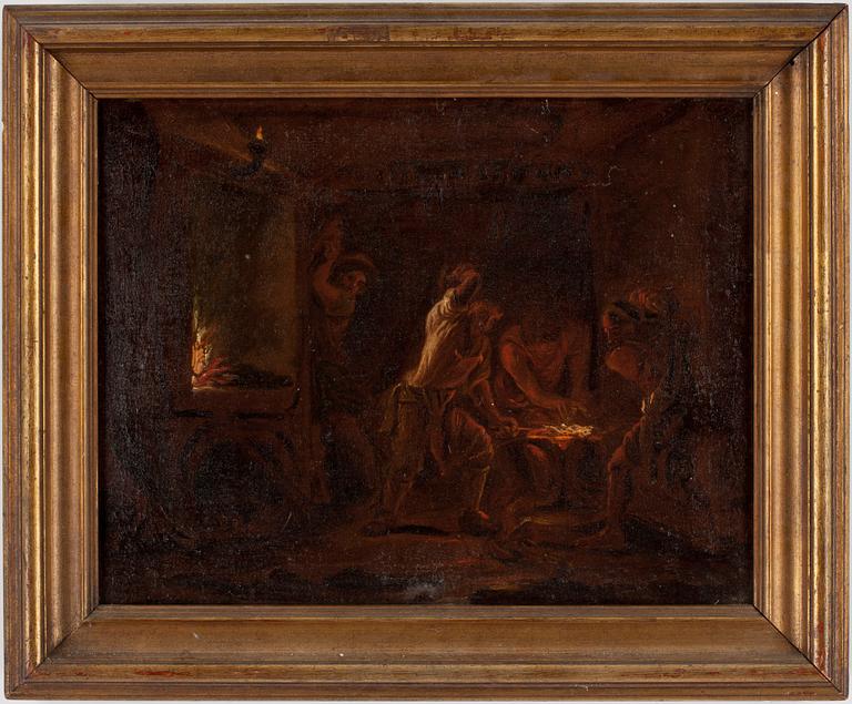 PÄR HILLERSTRÖM. HANS ART. Olja på duk uppfäst på pannå.