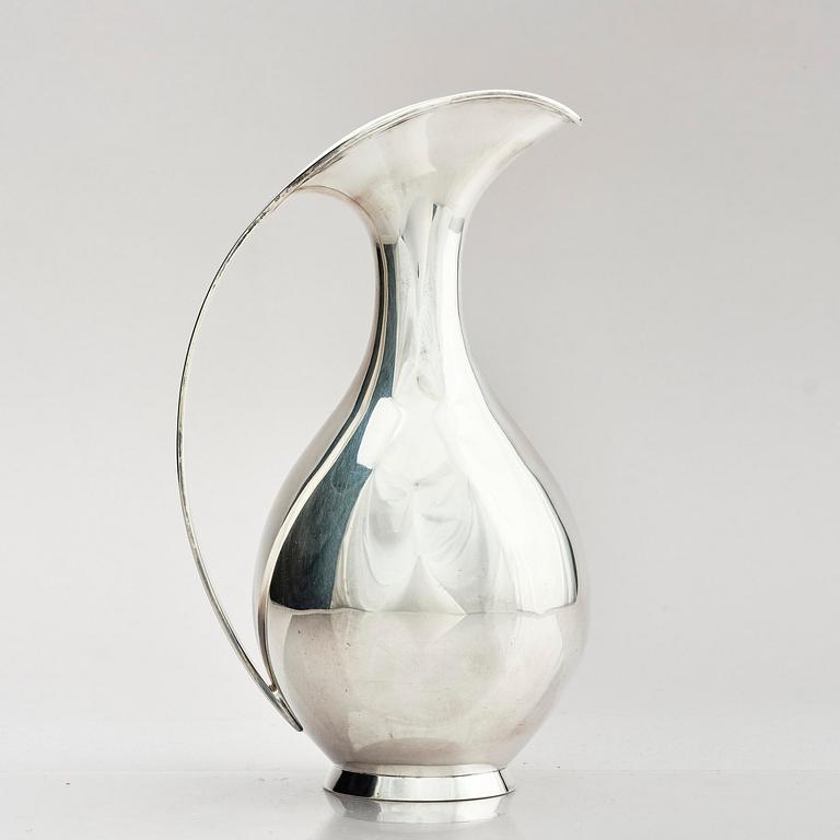 Kay Fisker, a sterling silver jug, company Anton Michelsen, Copenhagen, Denmark.
