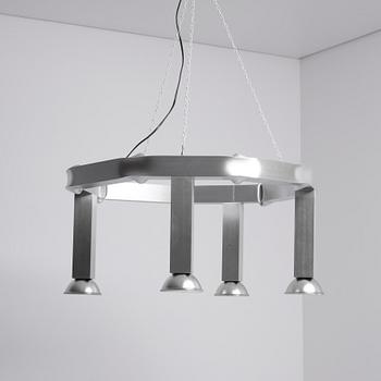 David Taylor, ljuskrona, unik, ”Aluminium Chandelier”, Studio Mellösaverken, Sverige, 2025.