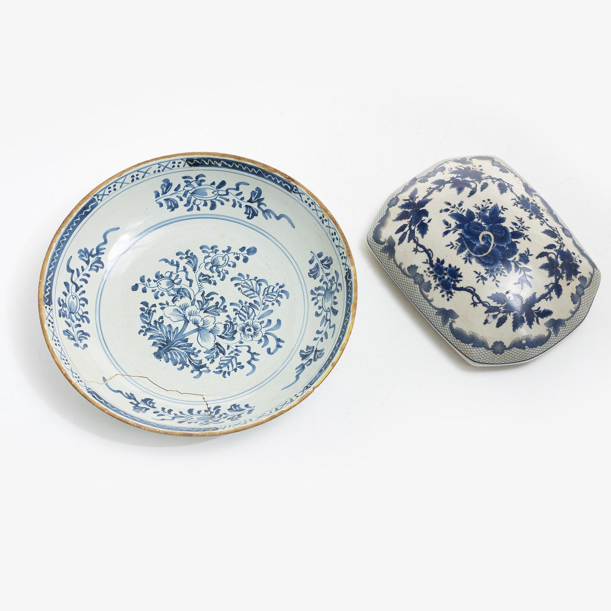 A group of eleven porcelain pieces, China, 18th-19th century.