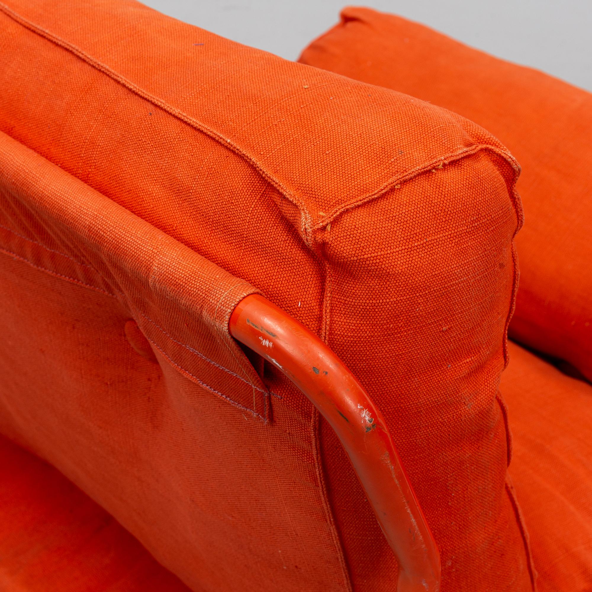 Gillis Lundgren, a pair of 'Dixi' armchairs, IKEA, launched 1973.